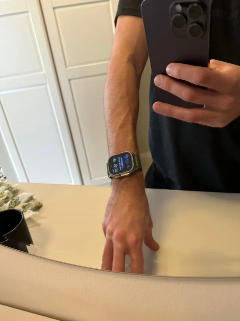 I bought it with the green Alpine Loop band as well